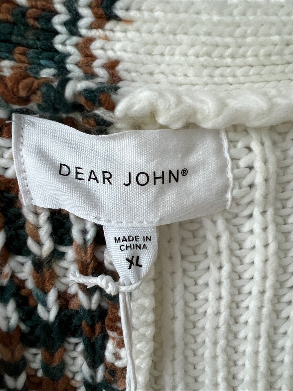 NWT $161 Anthropologie DEAR JOHN Charli Cardigan XL - Picture 7 of 9